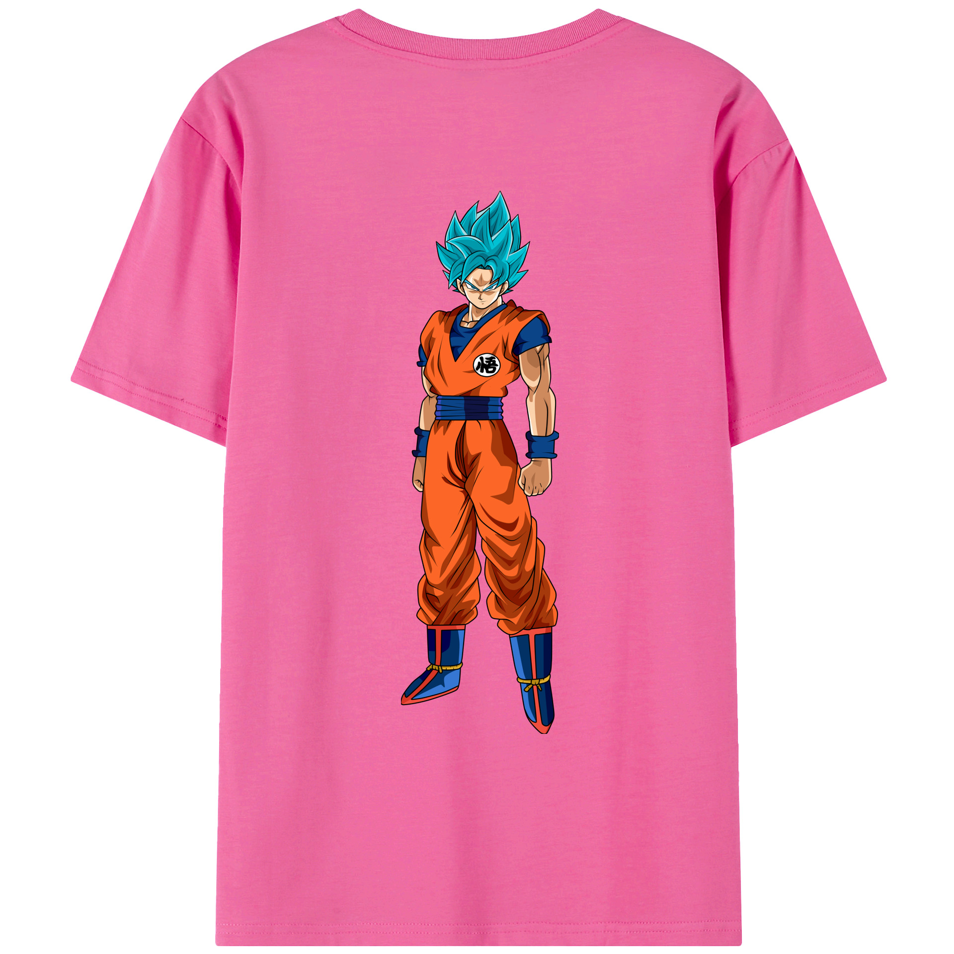 （画像用） ドラゴンボール 孫悟空（そん ごくう）Son Goku カカロット DRAGON BALL Kakarotto レディース半袖Tシャツ(バックプリント)